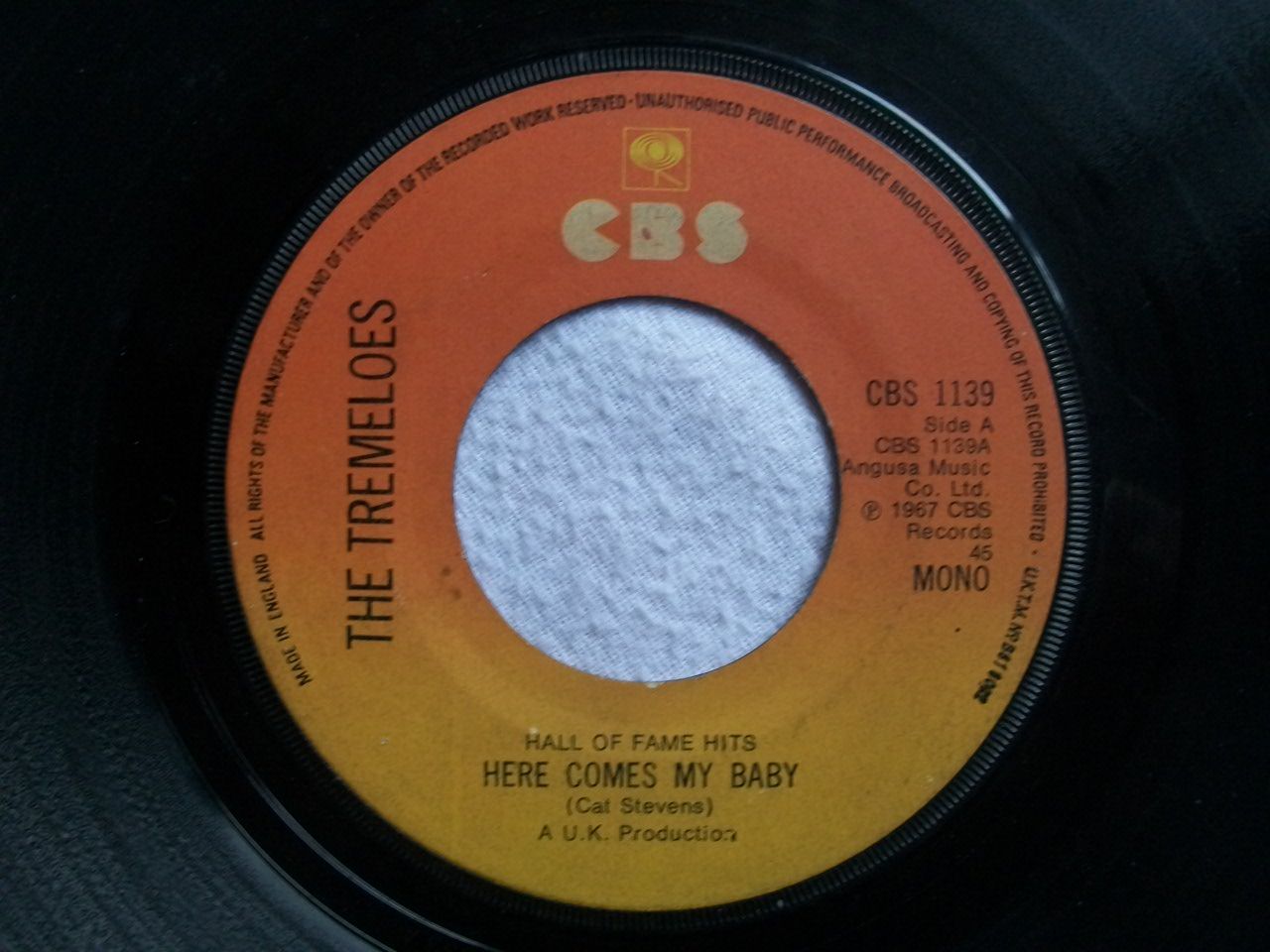 Tremeloes - Here Comes My Baby / Silence Is Golden