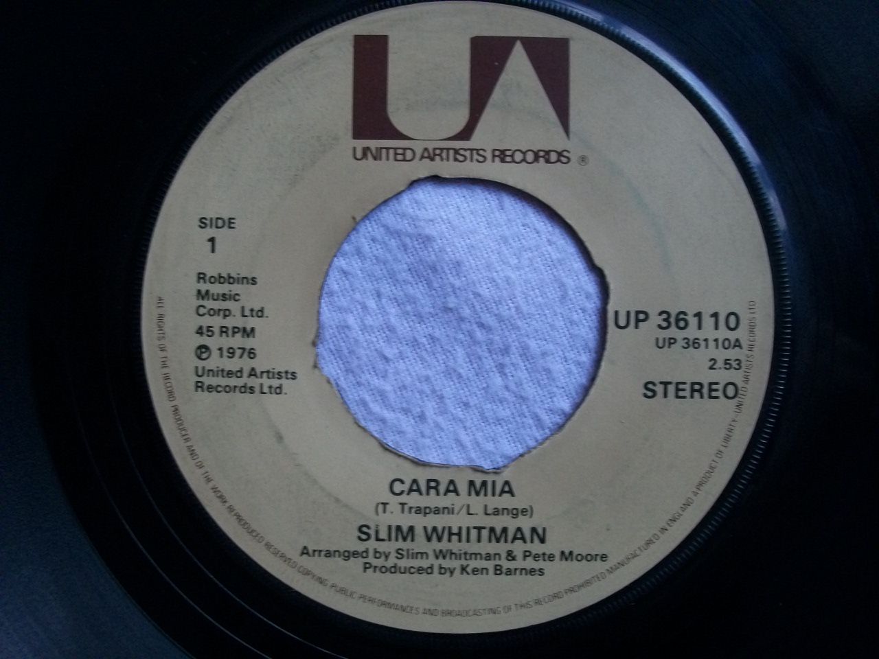 Slim Whitman - Cara Mia