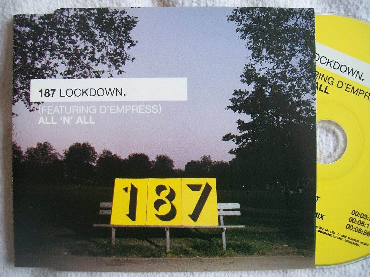 187 LOCKDOWN - All n All - CD single