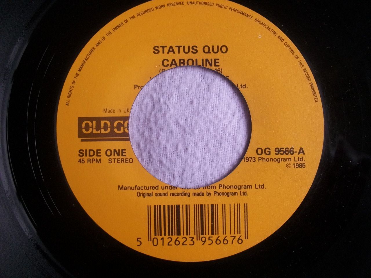 Status Quo - Caroline / Down Down