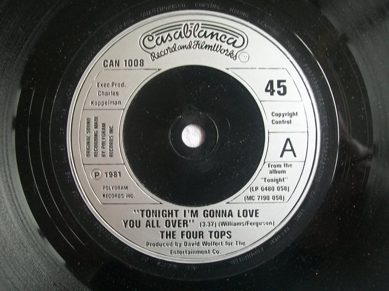 Four Tops - Tonight I'm Gonna Love You All Over Album