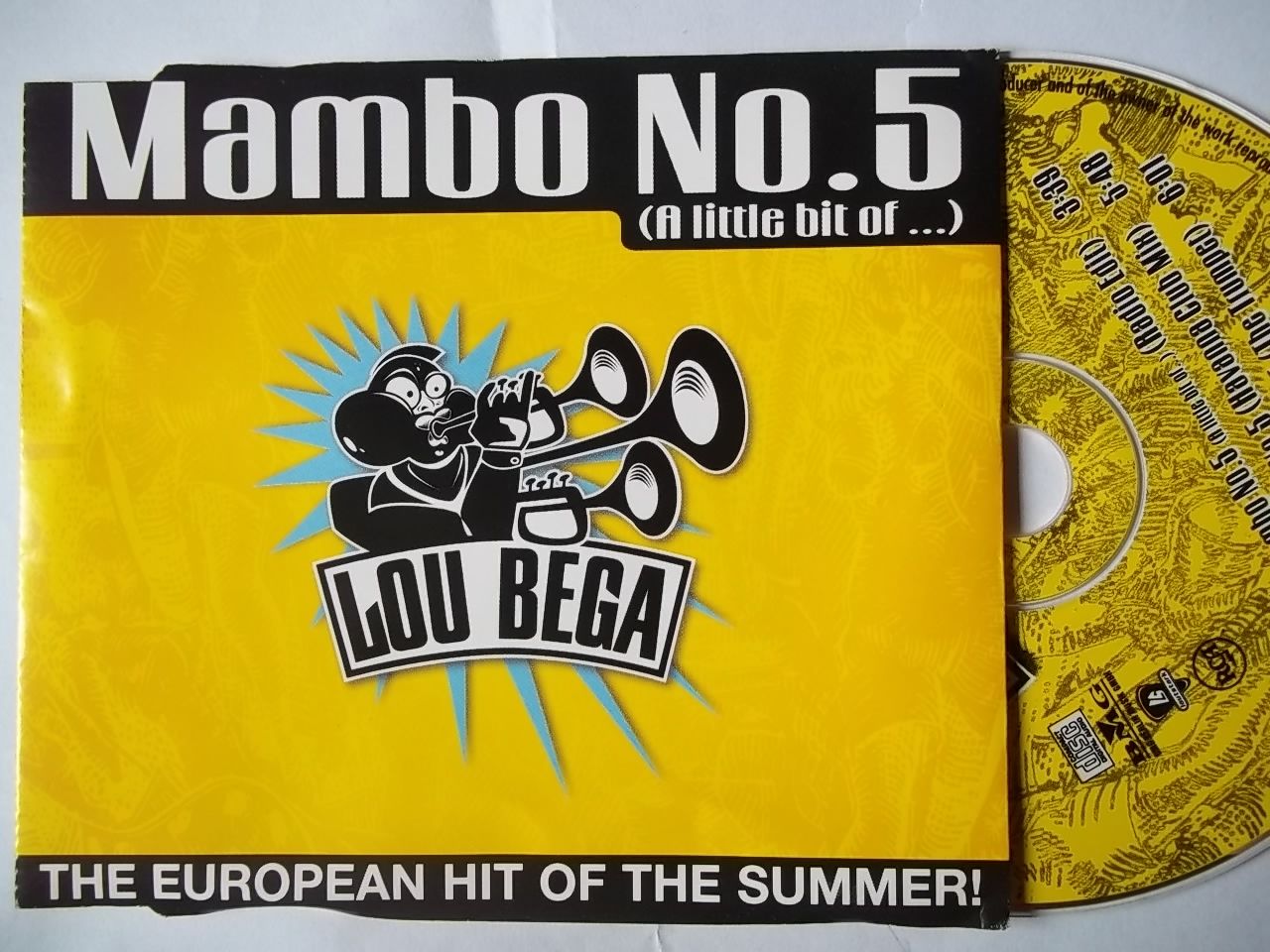 Mambo No 5 By Lou Bega, CDS With AnchorMusic - Ref:1143523289