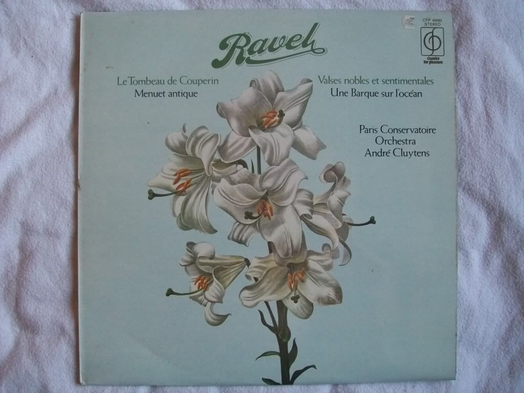 Andre Cluytens / Paris Conservatoire Orchestra - Ravel: Le Tombeau De Couperin / Valses Nobles Et Sentimentales