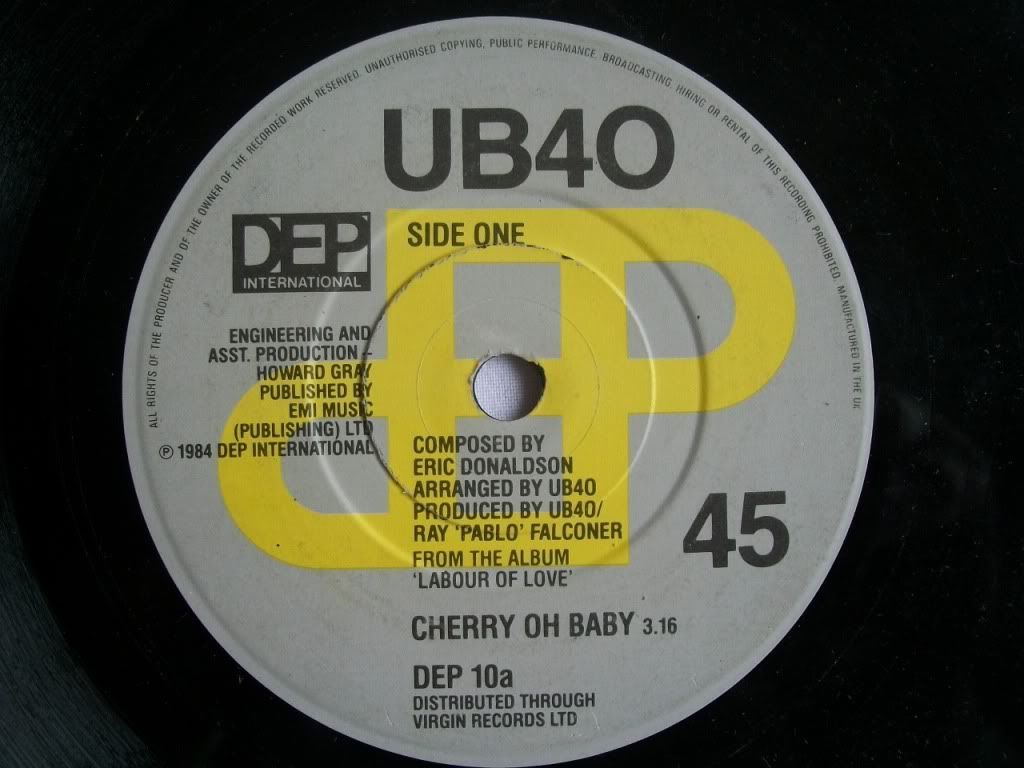 UB40 - Cherry Oh Baby Album