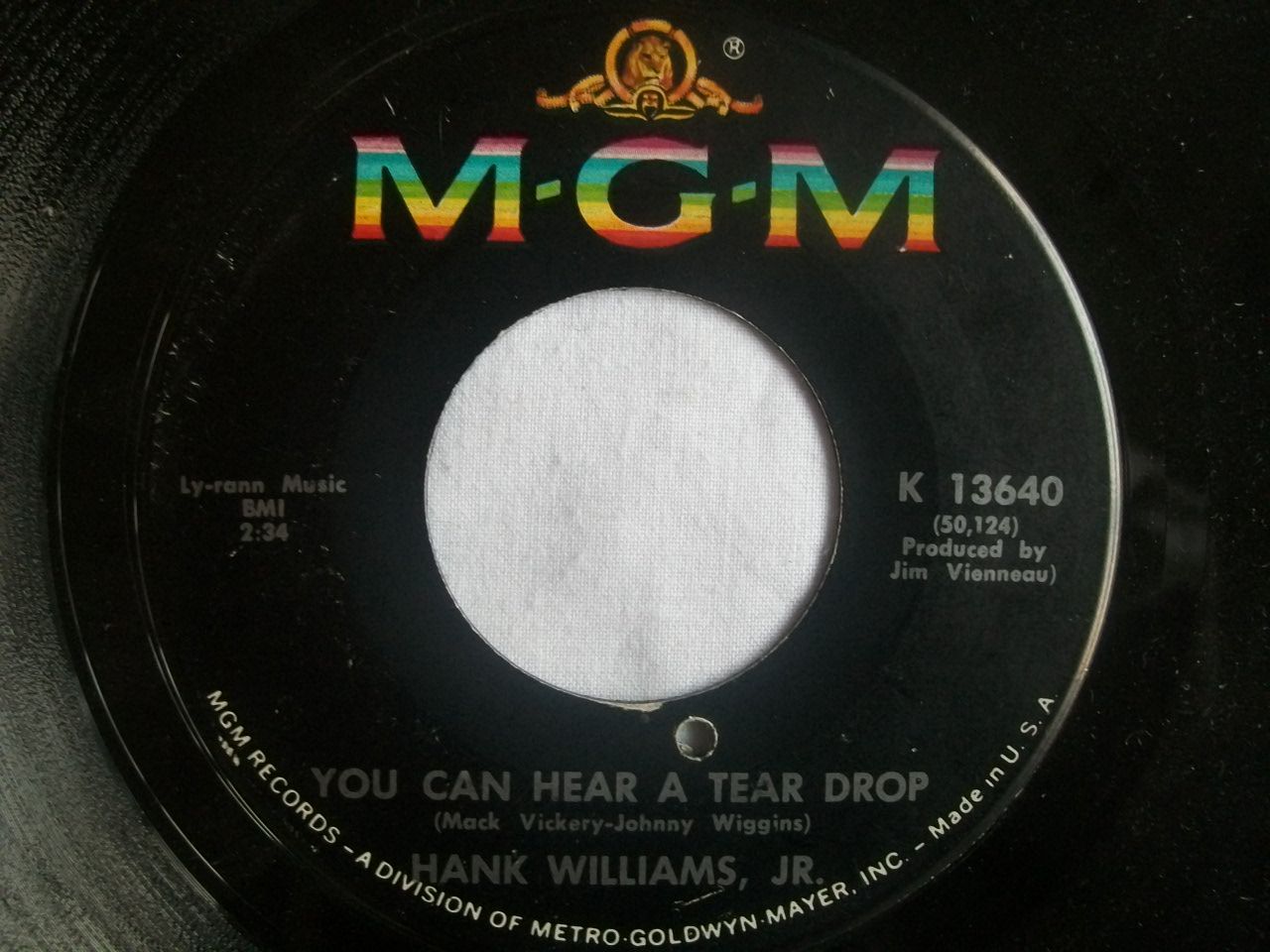 Hank Williams Jr - You Can Hear A Tear Drop / I Can't Take It No Longer