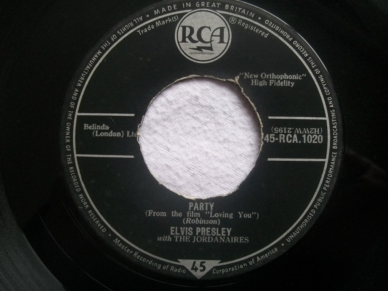 Elvis Presley - Party / Got A Whole Lot O' Livin' To Do