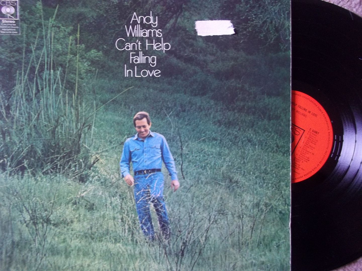 Andy Williams Can't Help Falling In Love Records, LPs, Vinyl and CDs