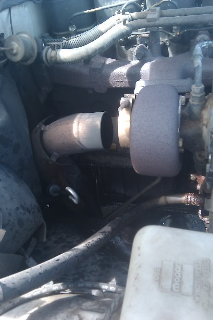 blown out exhaust and leaking antifreeze Dodge Cummins Diesel Forum