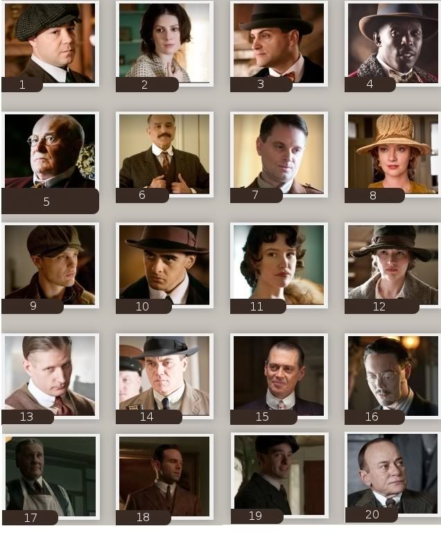 Boardwalk Empire Character Pics Quiz - By peanutty