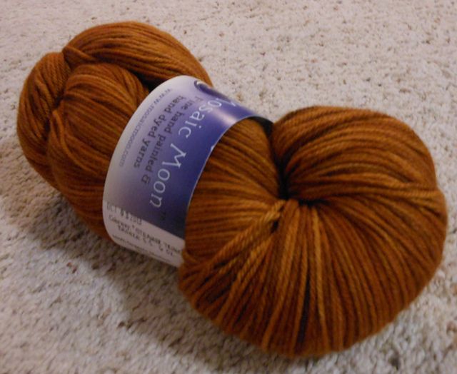 6 oz Mosaic Moon Steamer Trunk Semi on Gaia Worsted, PPD 6 oz Mosaic Moon Steamer Trunk Semi on Gaia Worsted, PPD