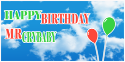 Happy Birthday Mr Craybaby!