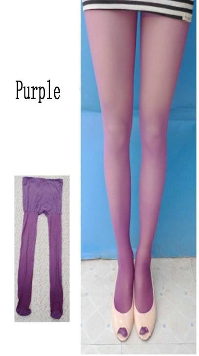 Womens Lady Sexy 7 Ombre Watercolor Velvet Stockings Tights Leggings Pantyhose
