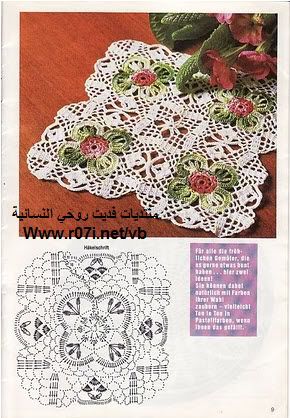 بترونات مفارش 2012 كروشيه جديد بترونات مفارش 2012 كروشيه جديد