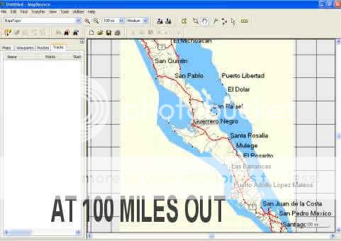 Baja Mexico Topo Software Map for Garmin GPS on CD