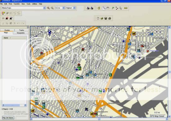 Mexico Topo Software Map for Garmin GPS on CD New