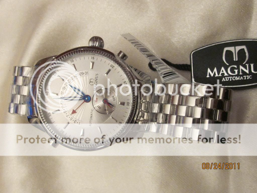 AUTOMATIC WATCH NEW MAGNUS SAN MARINO ALL STAINLESS STEEL M102MSS45 