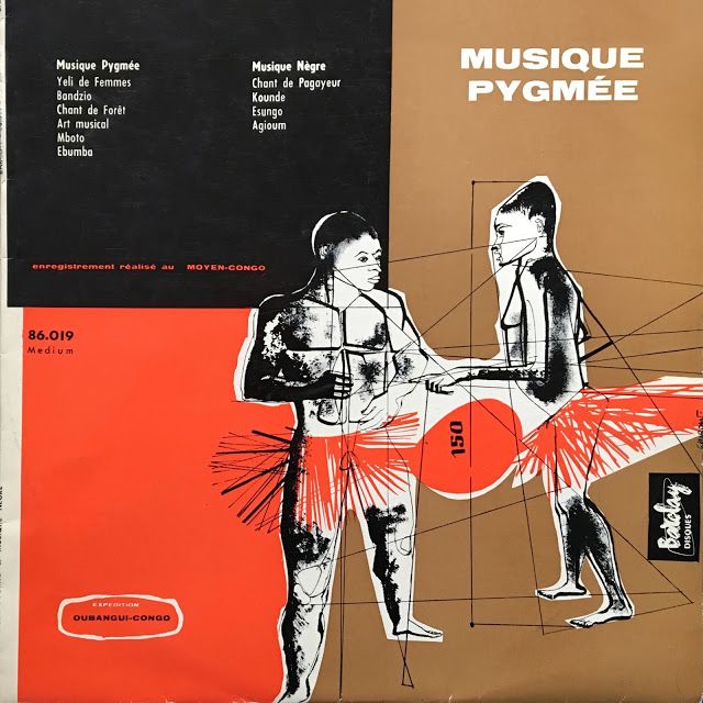 12BMusique2BPygme25CC2581e2B 2BBarclay2B860192BFront - Musique Pygmée et Musique Nègre recorded by Claude Huchin, the Oubangui-Congo Expedition, 1955 FLAC
