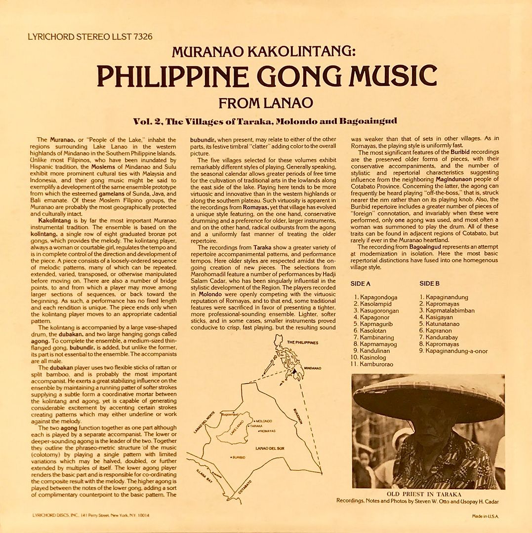 22BPhilippine2BGong2BMusic2Bback - Muranao Kakolintang - Philippine Gong Music from Lanao Vol. 2 (The Village of Taraka, Molondo and Bagoaingud) FLAC
