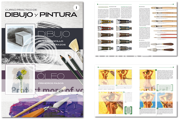 Editec Servicios Editoriales Fasciculos Dibujo y pintura - Curso Practico de Dibujo y Pintura RBA