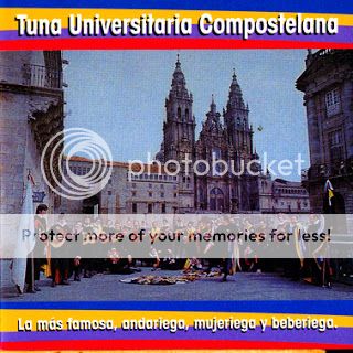 Portada1 3 - Tuna Universitaria Compostelana - La más famosa, andariega, mujeriega y bohemia (1998)