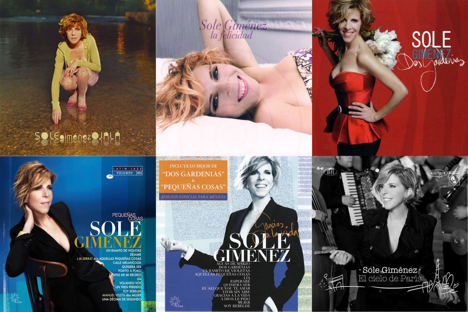 Sole Gimenez discografia - Sole Giménez: Discografía