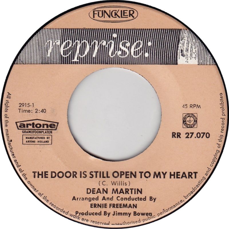 dean martin the door is still open to my heart 1964 - Dean Martin - The Door Is Still Open To My Heart (1964)