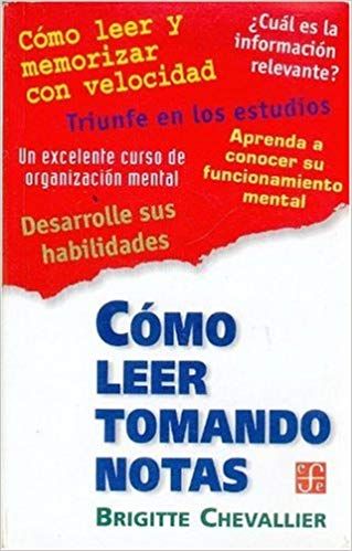 519o8xW qpL SX317 BO1204203200  - Como leer tomando notas - Brigitte Chevallier