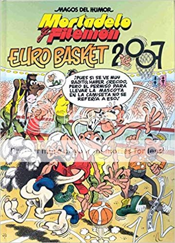 61ksyRa2O1L SX358 BO1204203200  - Mortadelo y Filemón - Especial Euro Basket 2007