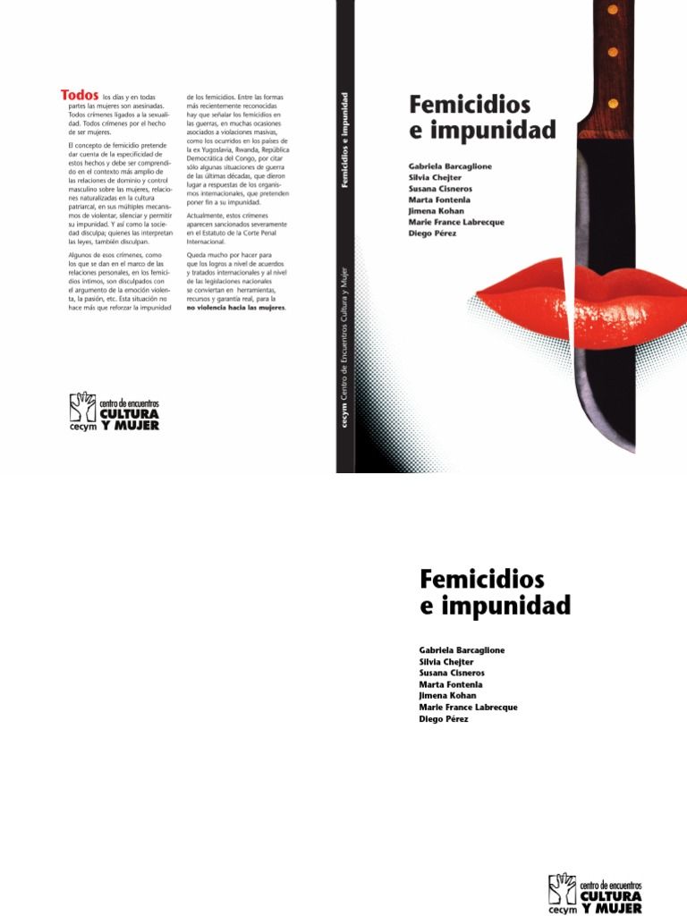 Portada 10 - Femicidios e Impunidad