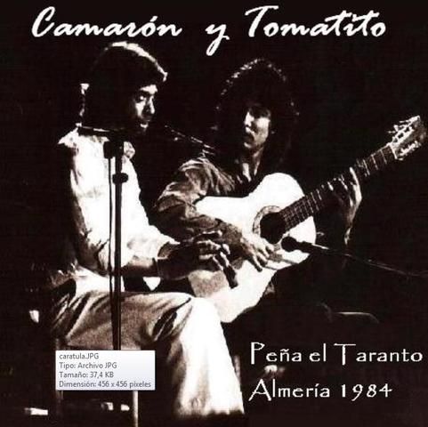 Portada 19 - Camarón de la Isla - En directo Peña El Taranto (Almería) (con Tomatito) (1977)