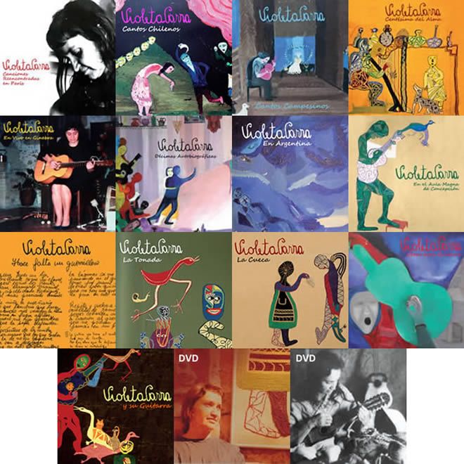 Portada 8 - Violeta Parra: Discografía
