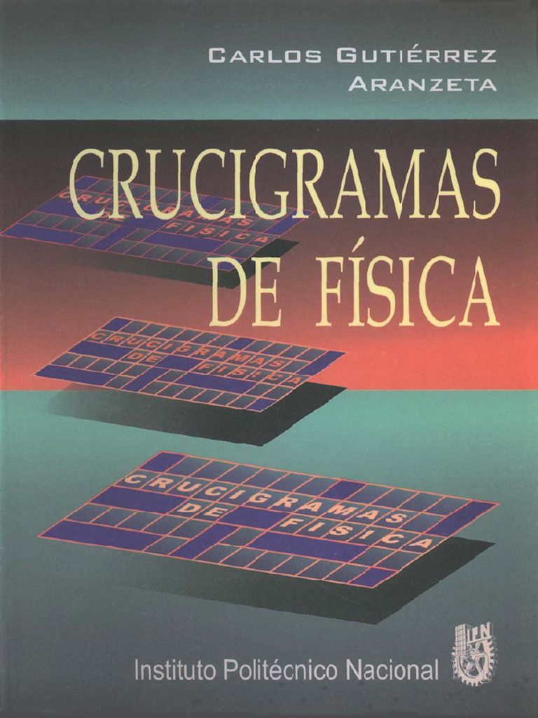 Portada 80 - Crucigramas de física - Carlos Gutiérrez Aranzeta