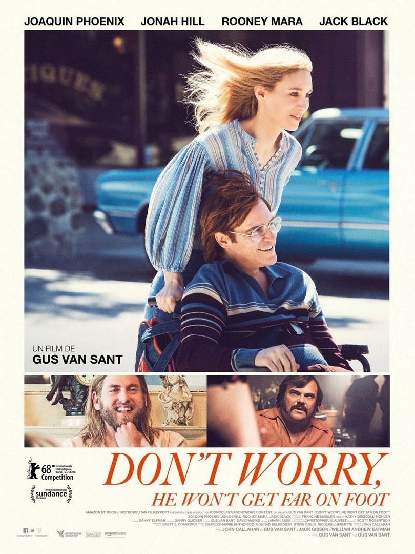 don t worry he won t get far on foot 841607613 large - No te preocupes, no llegará lejos a pie Brrip 720p  Español (2018) Drama Discapacidad