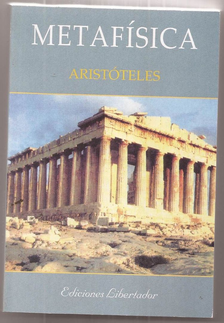 metafisica aristoteles ediciones libertador libro nuevo D NQ NP 816175 MLA25609222499 052017 F - Libro primero de la metafísica - Aristóteles (Audiolibro)