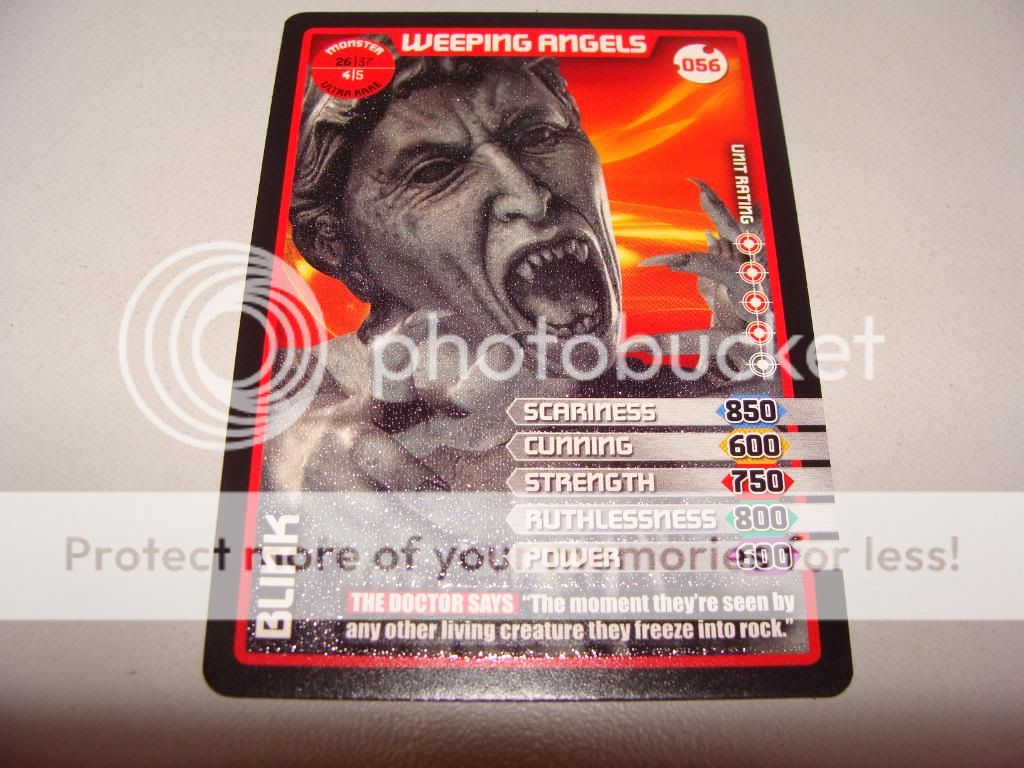 DR WHO MONSTER INVASION 2011 WEEPING ANGELS #056 ULTRA  