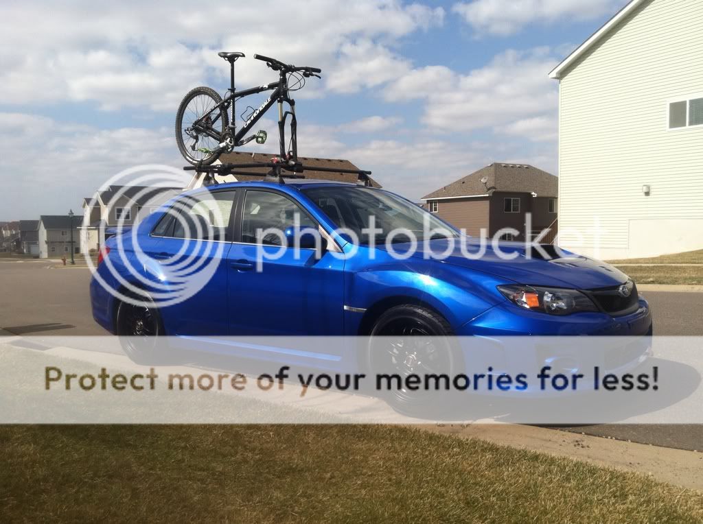 subaru wrx sti bike rack