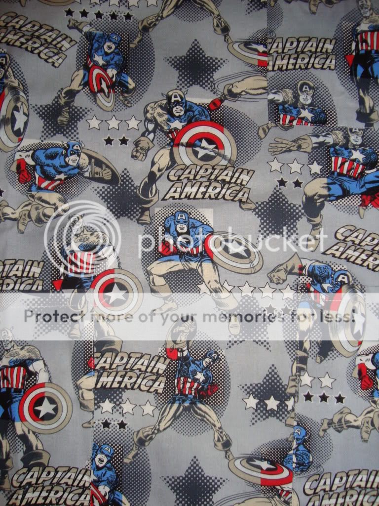 Tooniforms Unisex Scrub Top Captain America The Avengers Marvel Mens 