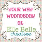 Link up you latest project every Wednesday on the Elle Belle Creative Your Way Wednesday link party!