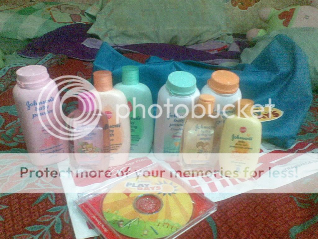 Freebies of Johnson's and Johnson's Play Day gift to mommy blogger for mother's day!